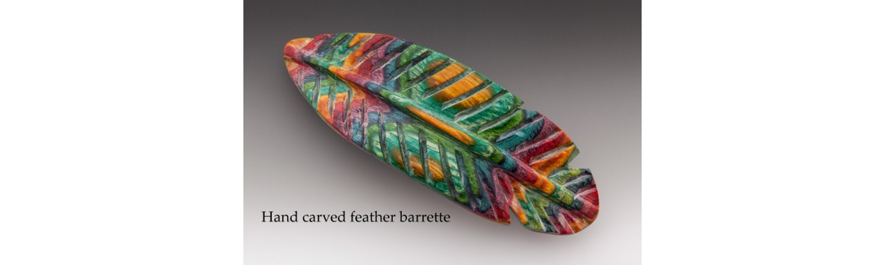 Feather Barrette